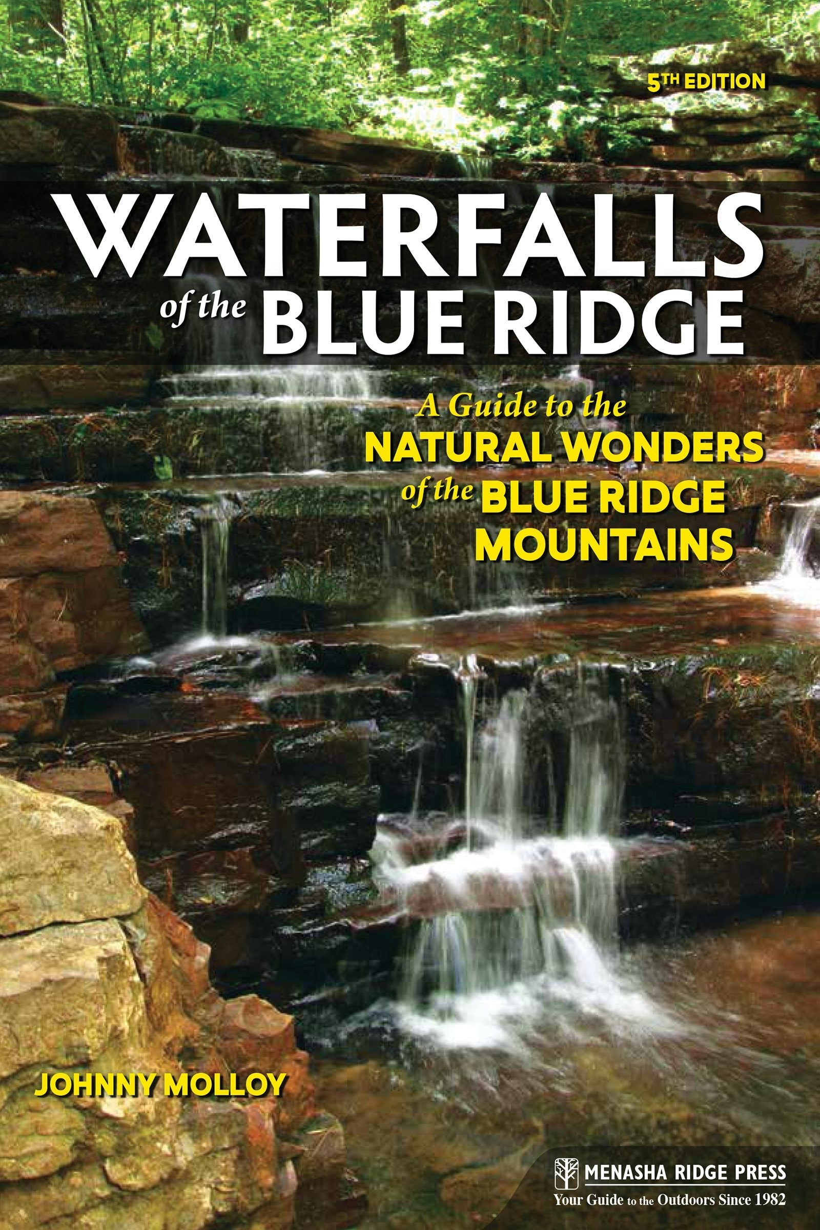 Book cover image for Waterfalls of the Blue Ridge ISBN: 9781634043304